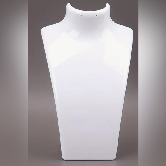 New Glossy white Jewelry Display necklace and earrings choose - Picture 3 of 3